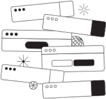 Website content connector illustration