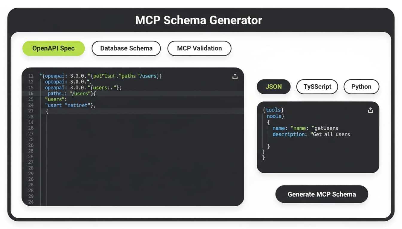 MCP Schema Generator